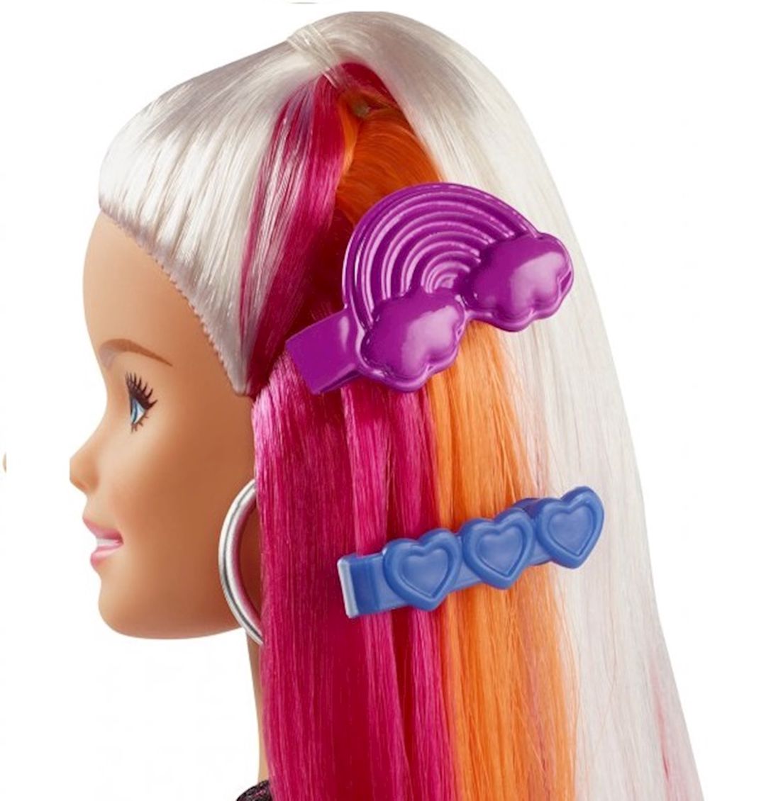Kukla Barbie Rainbow Sparkle Hair Dollр Əlvan və parlaq, aksessuarlar ilə, 26 sm, 5 yaşdan — Mallar, Bakı (2)