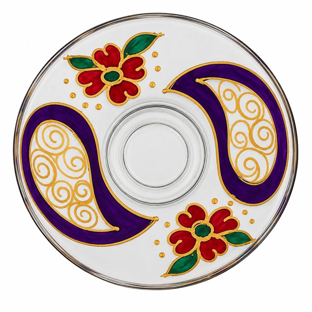 Çay dəsti, Şüşə, 6 nəfərlik, Türkiyə — Süfrə qabı, Bakı (5)