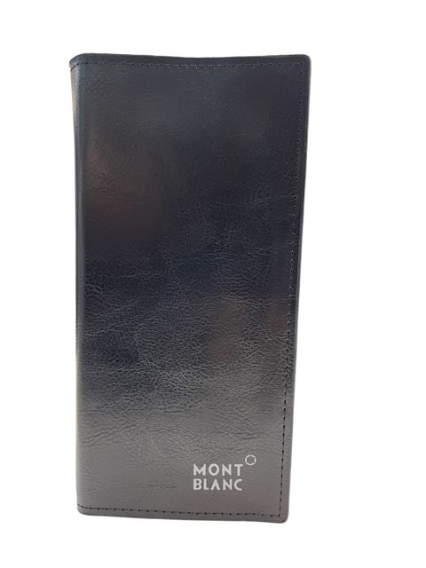 Kişilər üçün pulqabı, qara, təbii dəri, 18x9.2 sm — Bakı