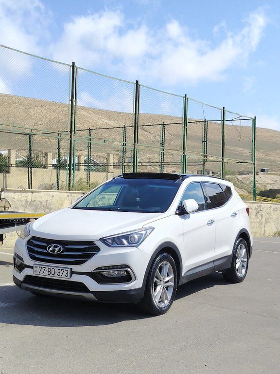 Hyundai Santa Fe, 2.0 L, 2015 il, 199 000 km 77-BQ-373 — Avtomobillər, Bakı (2)