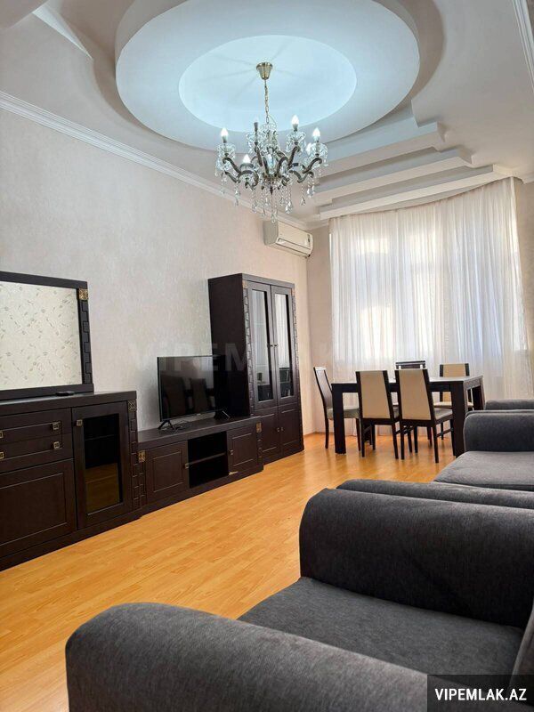 Nərimanov rayonunda 2 otaqlı Yeni tikili Kirayə verilir, 100 m² — Mənzil, Bakı (2)