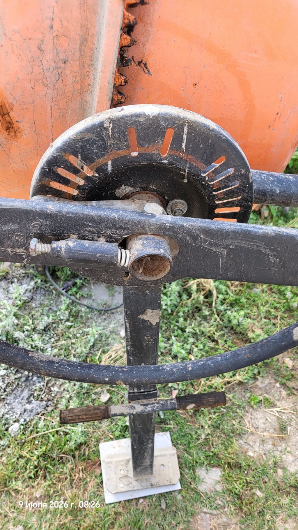 Elektrik betonqarışdıran (beton mikseri) - Portağal rəngli polad — Digər elektrik aləti, Astara (4)