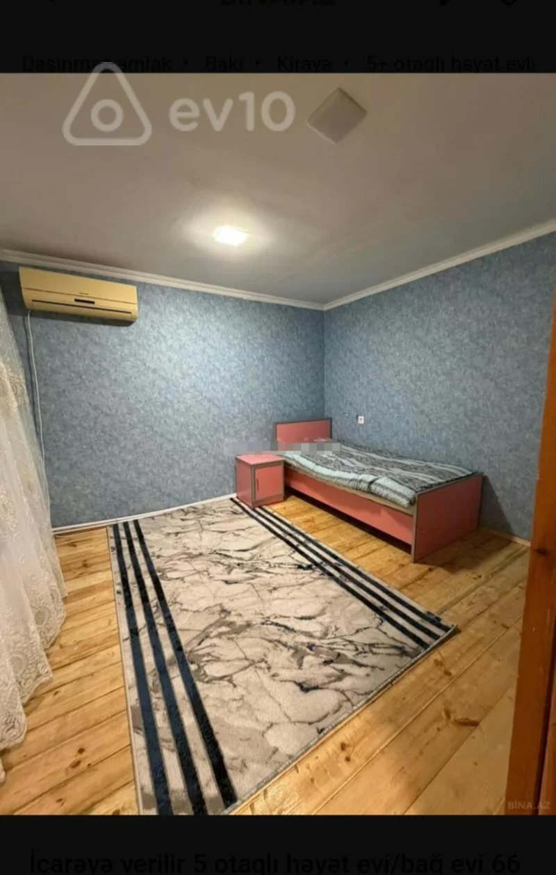 5 otaqlı həyət evi, 66 m², Rəsul Rza küçəsi — kirayə — Ev, villa, Bakı (6)