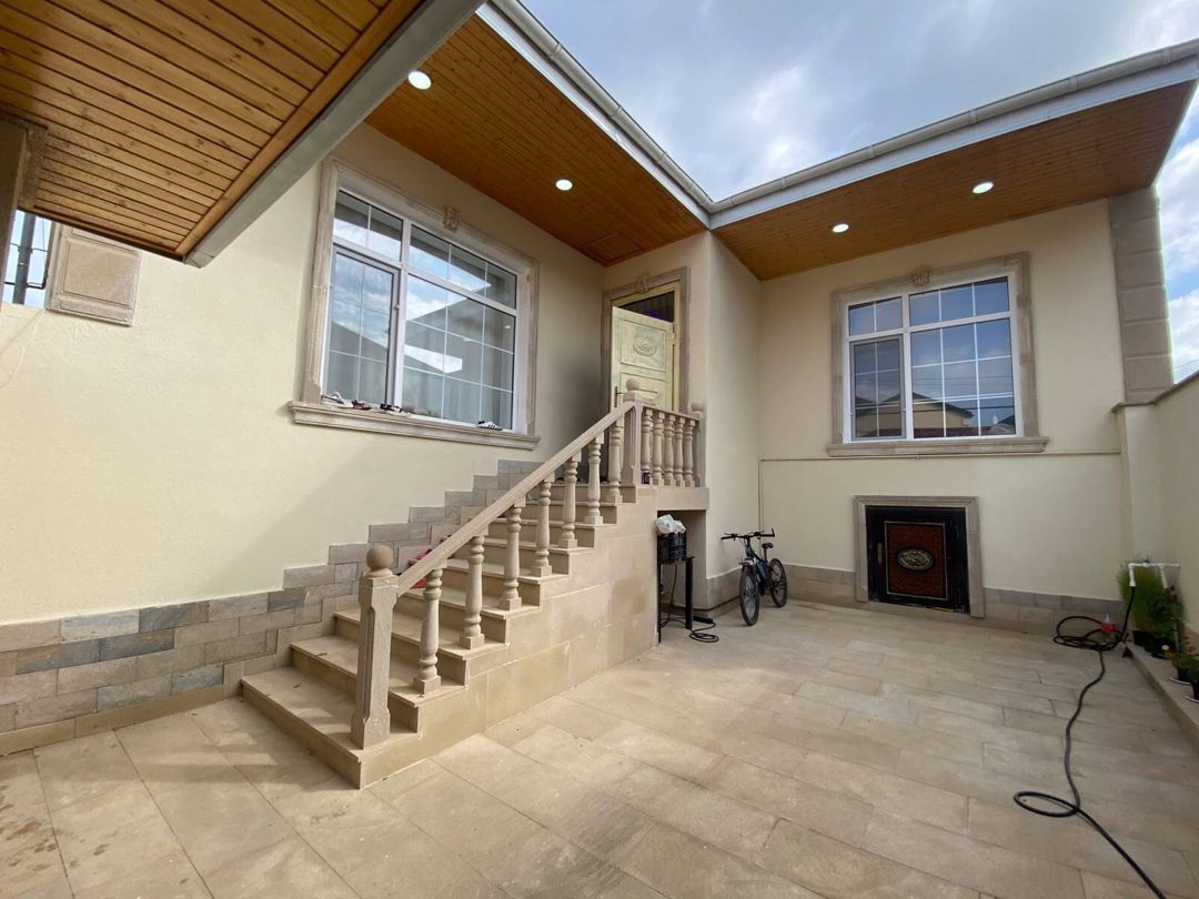 Satılır 4 otaqlı həyət evi/bağ evi 100 m² — Ev, villa, Bakı (8)