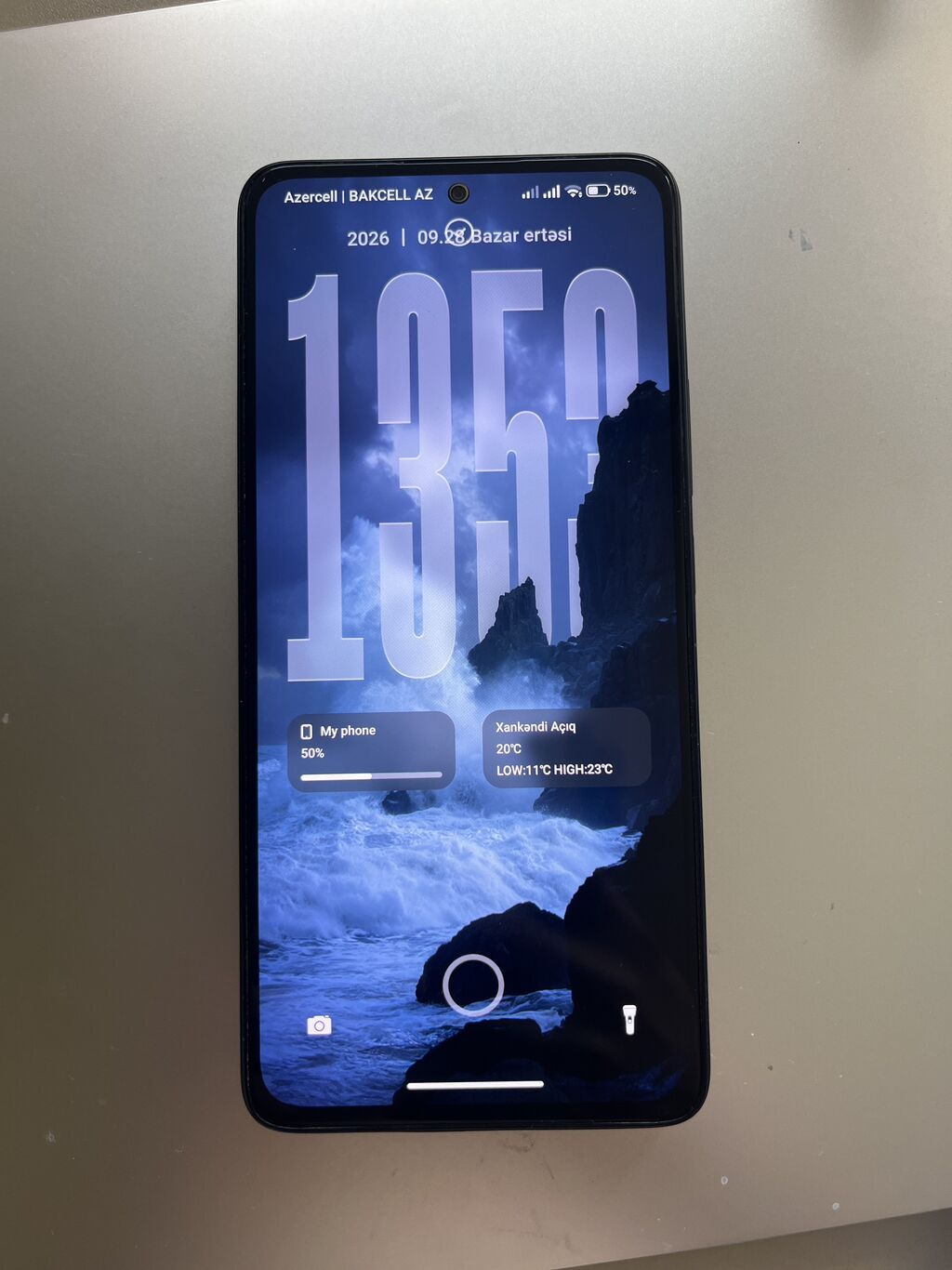 Redmi Note 14, 256 GB, rəng - Qara, Barmaq izi, İki sim kartlı, Face ID — Xiaomi, Xankəndi (2)
