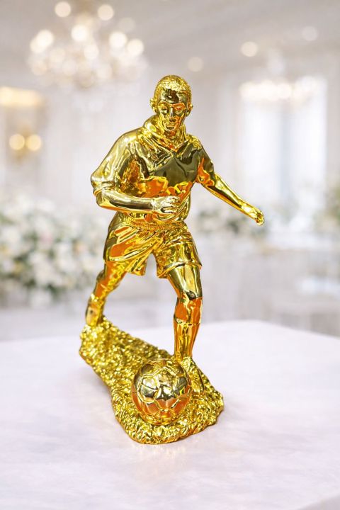 Kubok FootBall, plastik, qızılı, 15 sm — Bakı