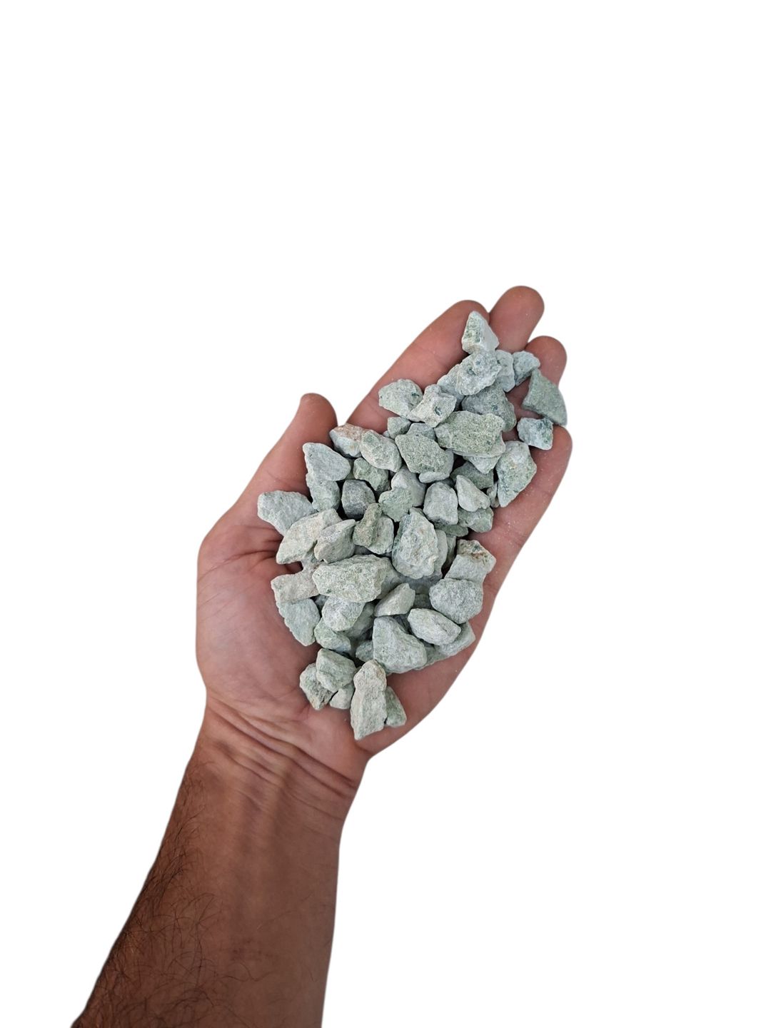 Bağ üçün dekorativ daşlar 2786699, açıq yaşıl, 1-3 sm — Mallar, Bakı (2)