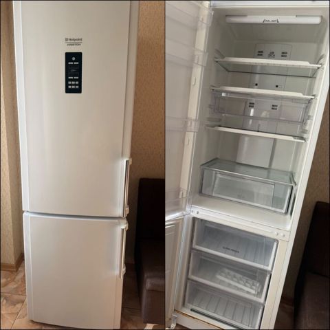 İşlənmiş 2 qapılı Hotpoint Ariston Soyuducu Satılır, rəng - Ağ — Saray