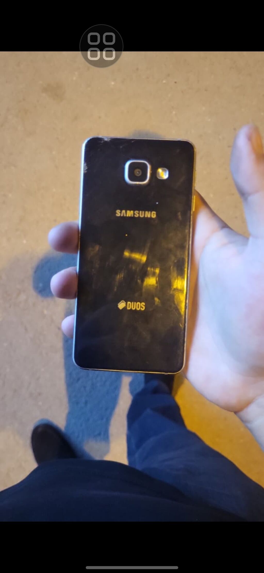 Samsung Galaxy A3, 16 GB, rəng - Qara, İki sim kartlı — Samsung, Gəncə (2)