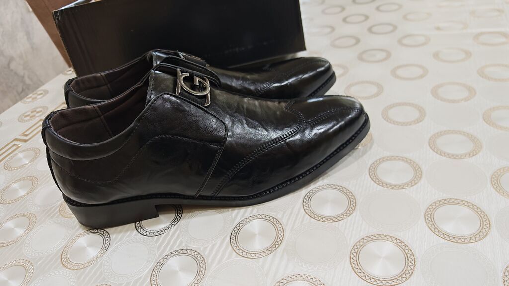 Kişi klassik ayaqqabıları - Rəng: qara - Model: monk-strap üslubunda — Ayakkabılar, Bakı (2)