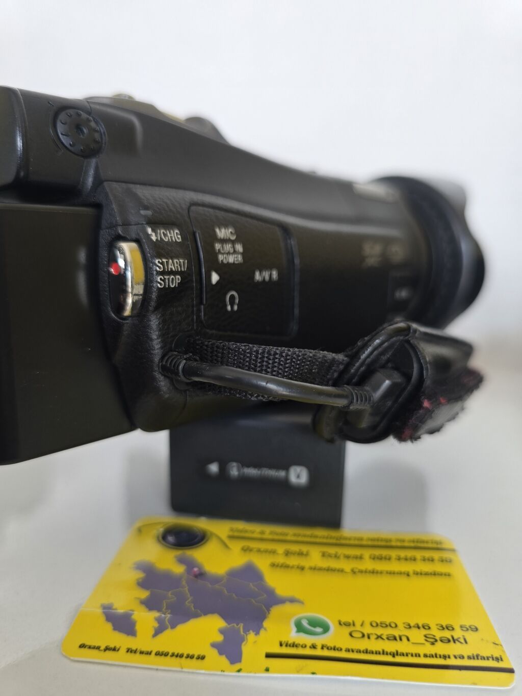Sony HDR-CX700. üzərində 2 batareka adaptr və canta veriləcək. 96 gb — Video kamera, Şəki (10)