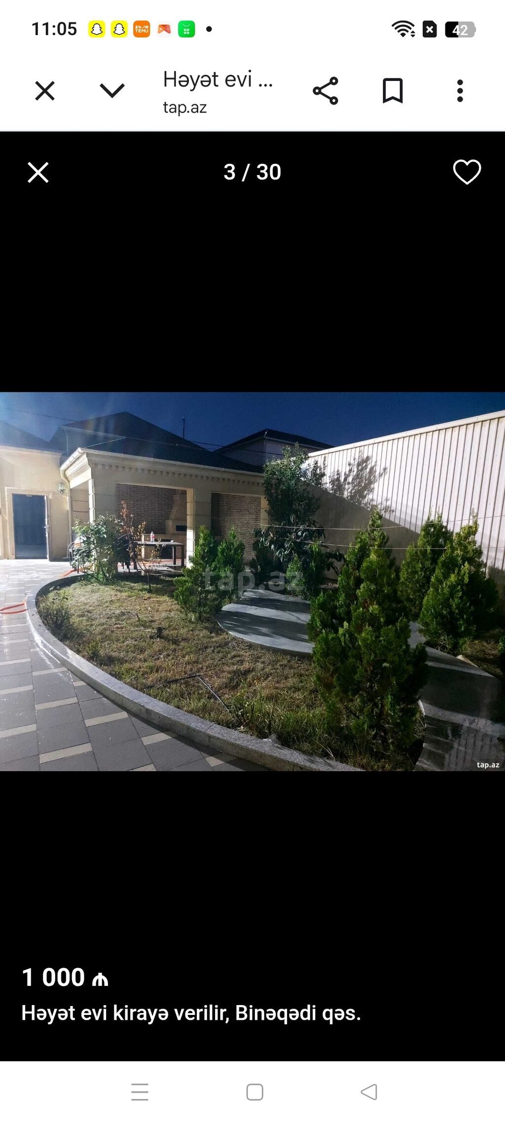 150 kv. m, 6 otaqlı, İnternet, Telefon, İşıq — Ev, villa, Bakı (3)