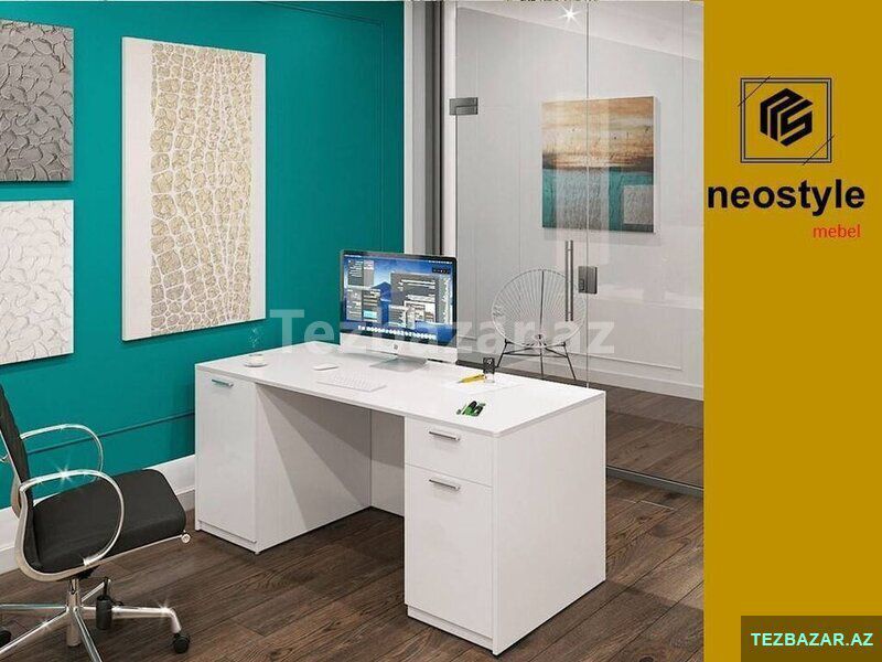 Ofis masası — Ofis mebeli, Bakı (2)