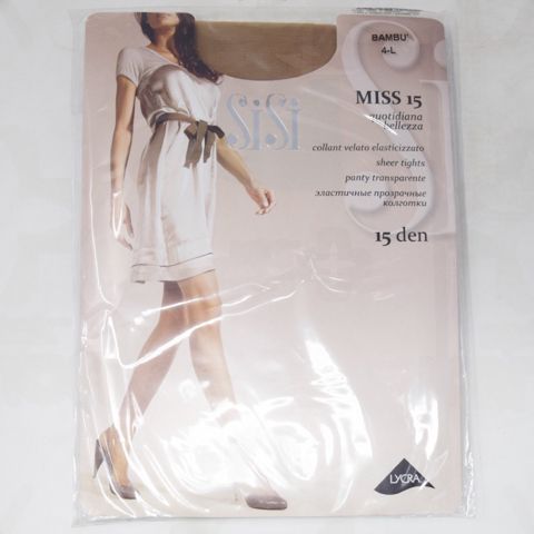 Kolqotqa SiSi Miss, 15den, ölçü 4(L), Poliamid/Elastan, Bej — Bakı