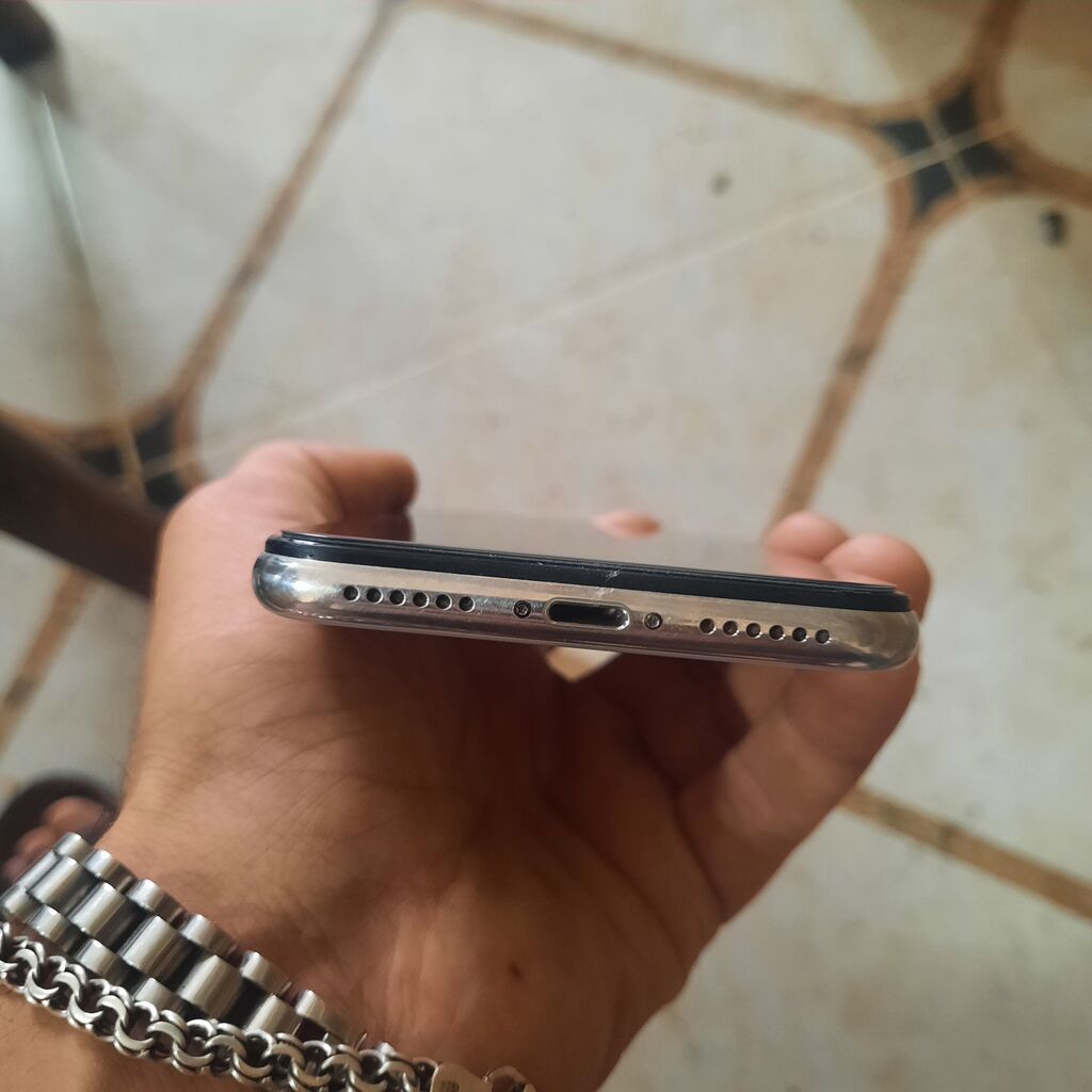 IPhone X, 64 GB, Gümüşü, Face ID — Apple iPhone, Sumqayıt (5)