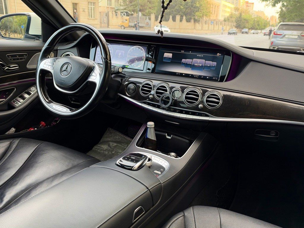 Mercedes S 550 e, 3.0 L, 8.7 kWh, 2016 il, 163 000 km — Avtomobillər, Bakı (6)