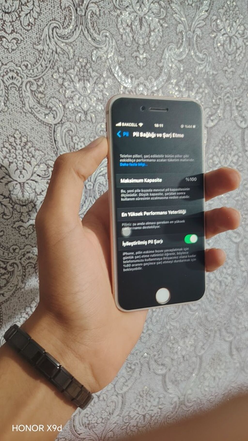 IPhone 8, 64 GB, Qızılı, Qırıq — Apple iPhone, Xaçmaz (5)