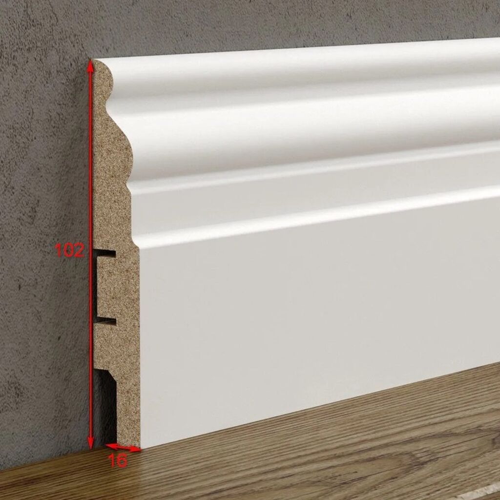 MDF plintus və dekorativ profil kolleksiyası - Material: nəmə davamlı — Döşəmə örtükləri, Bakı (6)