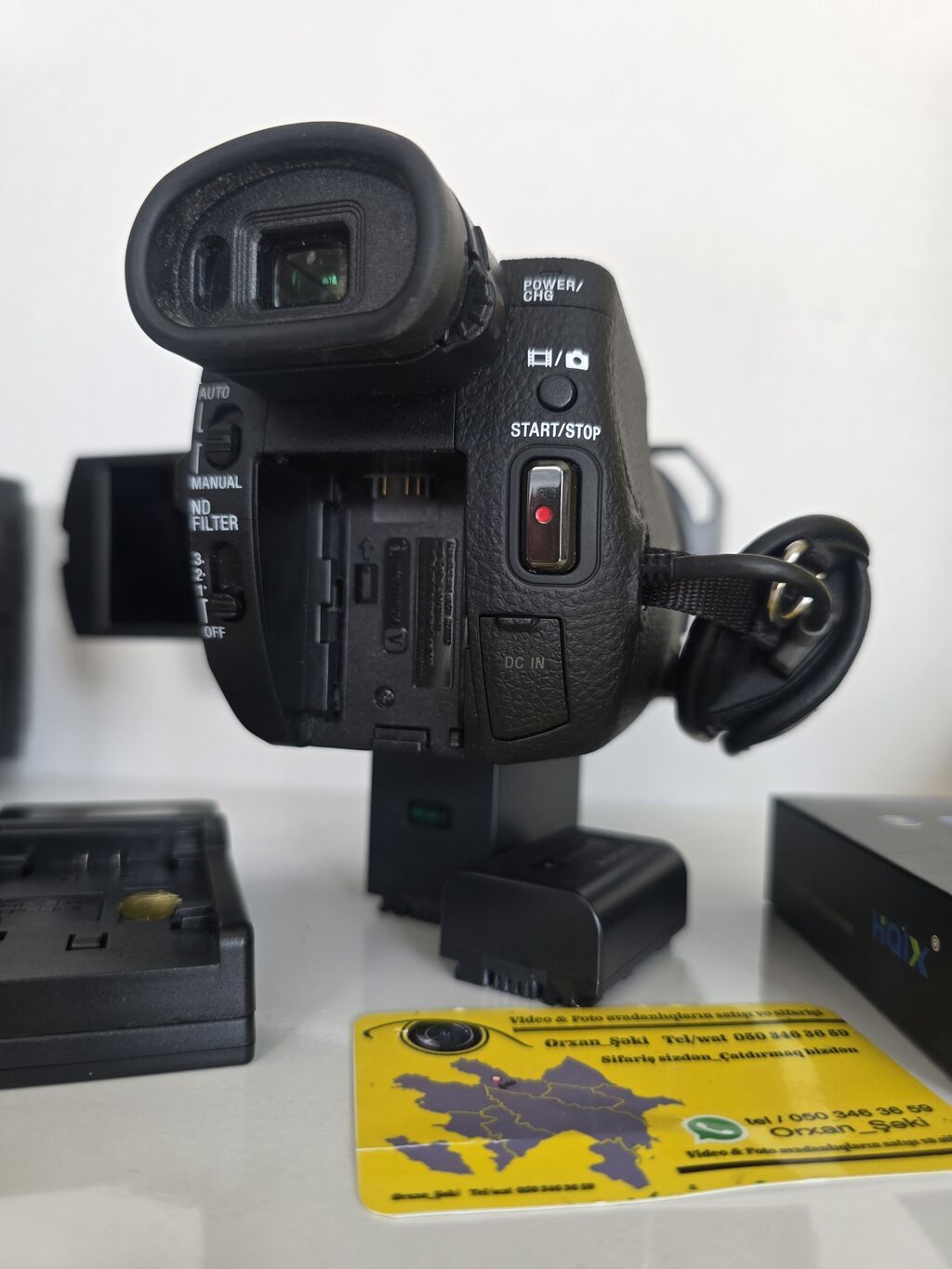 Sony CX900 FullHD 1920/1080 video kamera. Gəlmədir Azərbaycanda — Video kamera, Şəki (6)