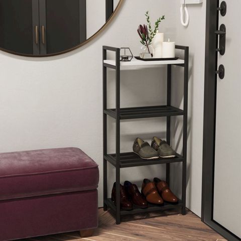 Ayaqqabı üçün altlıq, Ldsp, ağ basmanaxış, 100x30x45 sm — Bakı