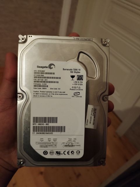 Seagate Barracuda 7200.10 sərt disk - Tutum: 160 GB - Model — Gəncə