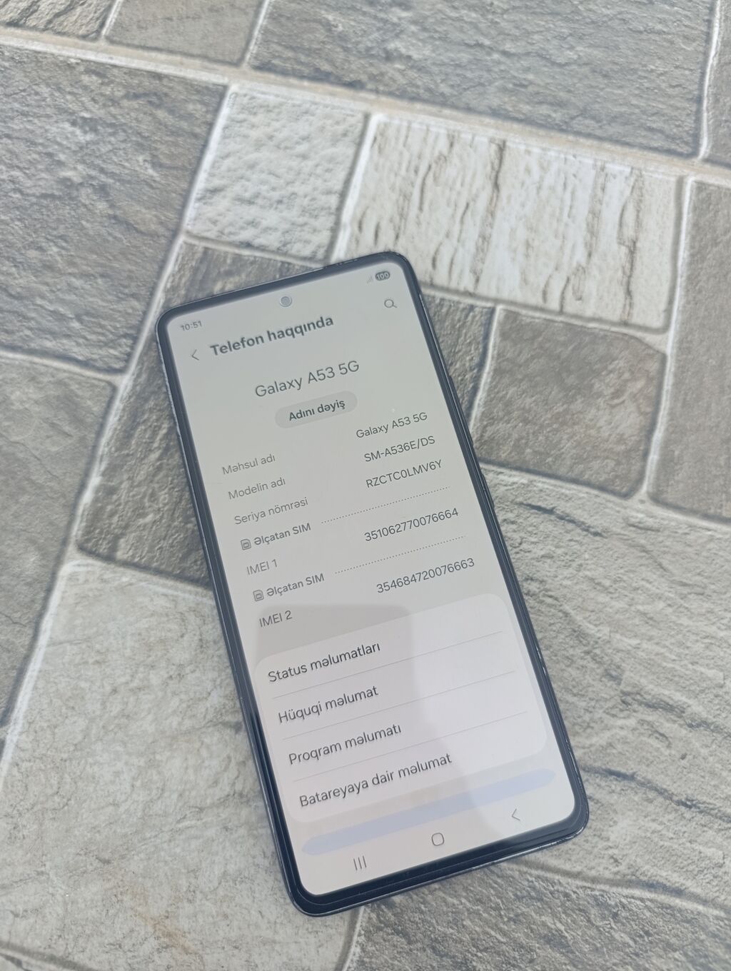 Samsung Galaxy A53 5G, 128 GB, rəng - Qara, İki sim kartlı — Samsung, Digah (3)
