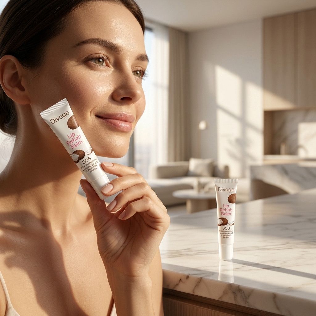 Dodaq balzamı Divage Lip Rehab Balm SOS Kokos, 12 ml — Mallar, Bakı (2)
