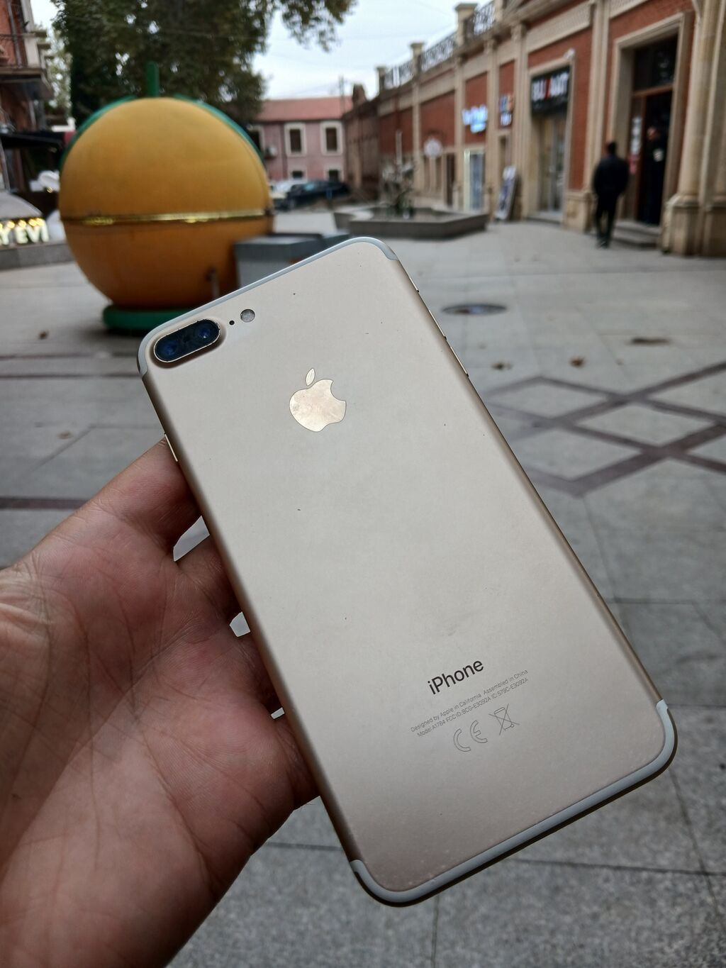 IPhone 7 Plus, Qızılı, Barmaq izi — Apple iPhone, Gəncə (3)