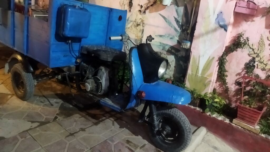 Yükdaşıma üçün üçtəkərli motosiklet (trisikl) - Konstruksiya: Ön — Motosikletlər, Bakı (3)