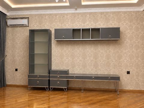 Mebellər dəsti – TV stendi və vitrinli modul İkinci eldir Az islənib — Xırdalan