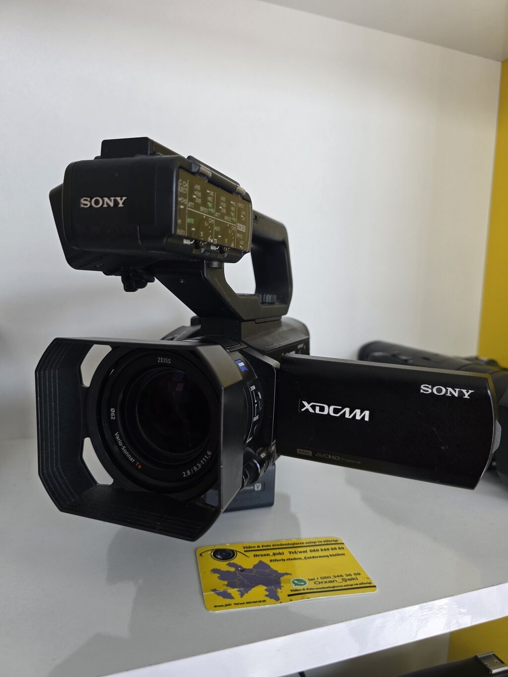 Sony Xdcam X70 peşəkar video kamera Üzərində 2 batareka adaptr və — Video kamera, Şəki (2)