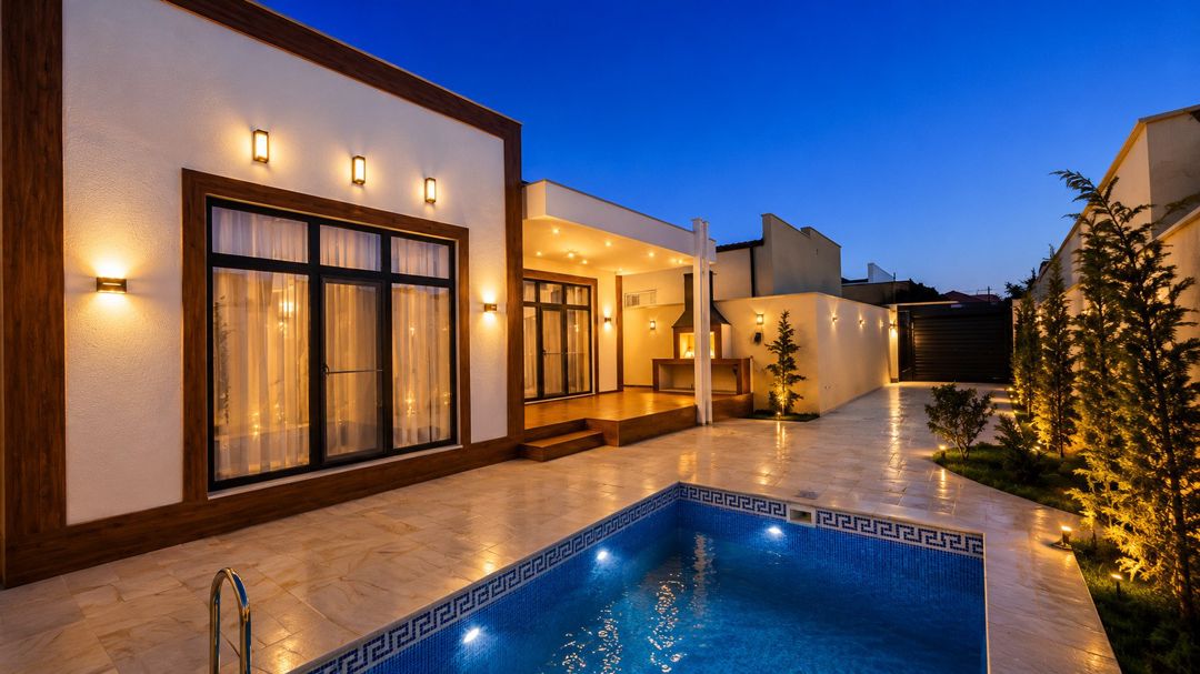 Satılır 4 otaqlı həyət evi/bağ evi 160 m² — Ev, villa, Bakı (2)