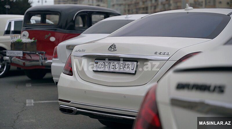 Mercedes S class Brabus Long Wedding, 2021 il — Minik avtomobili icarəsi, Bakı (7)