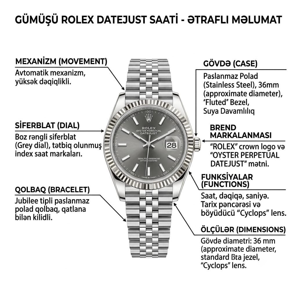 Qol saatı qadın üçün 0070 — Mallar, Bakı