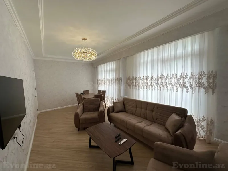 Satılır 3 otaqlı Mənzil Yeni tikili 97 m² Bakı, Nizami r., Qara Qarayev m., 8-ci kilometr — Mənzil, Bakı (5)