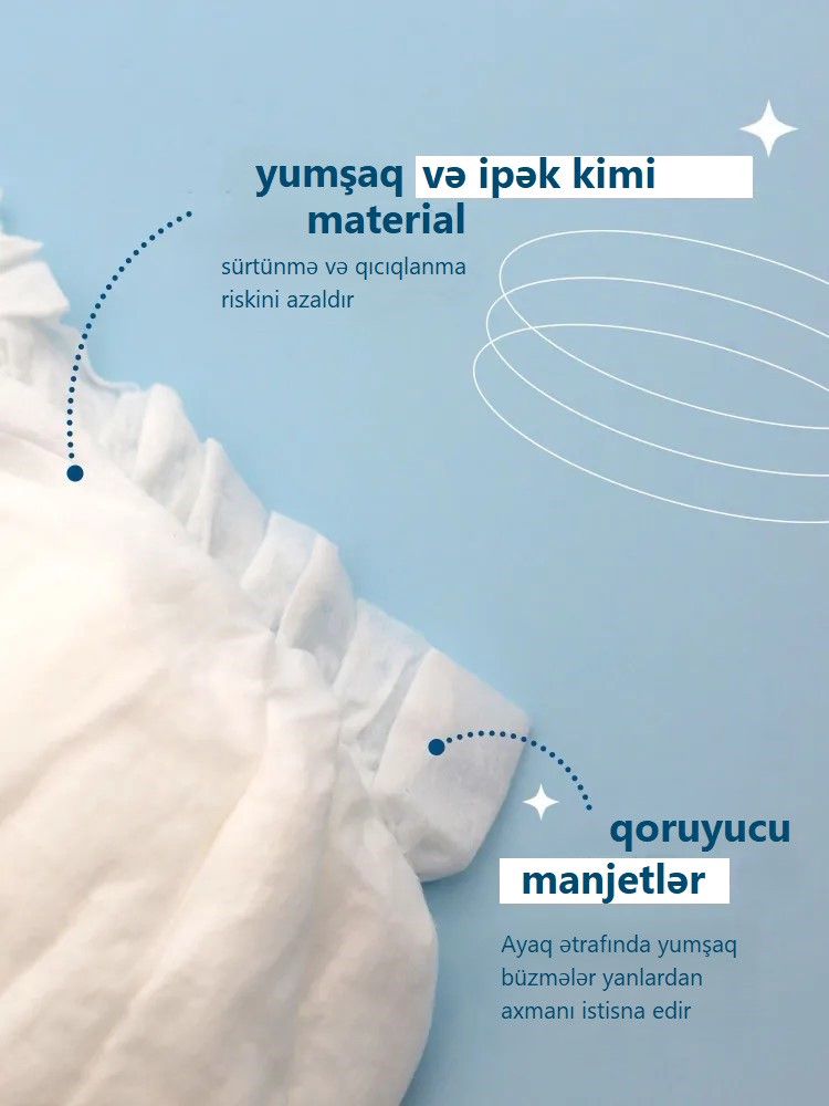 Uşaqlar üçün tuman bezləri Joonies Marshmallow, ölçü XL, 12-17 kq, 36 ədəd — Mallar, Bakı (3)