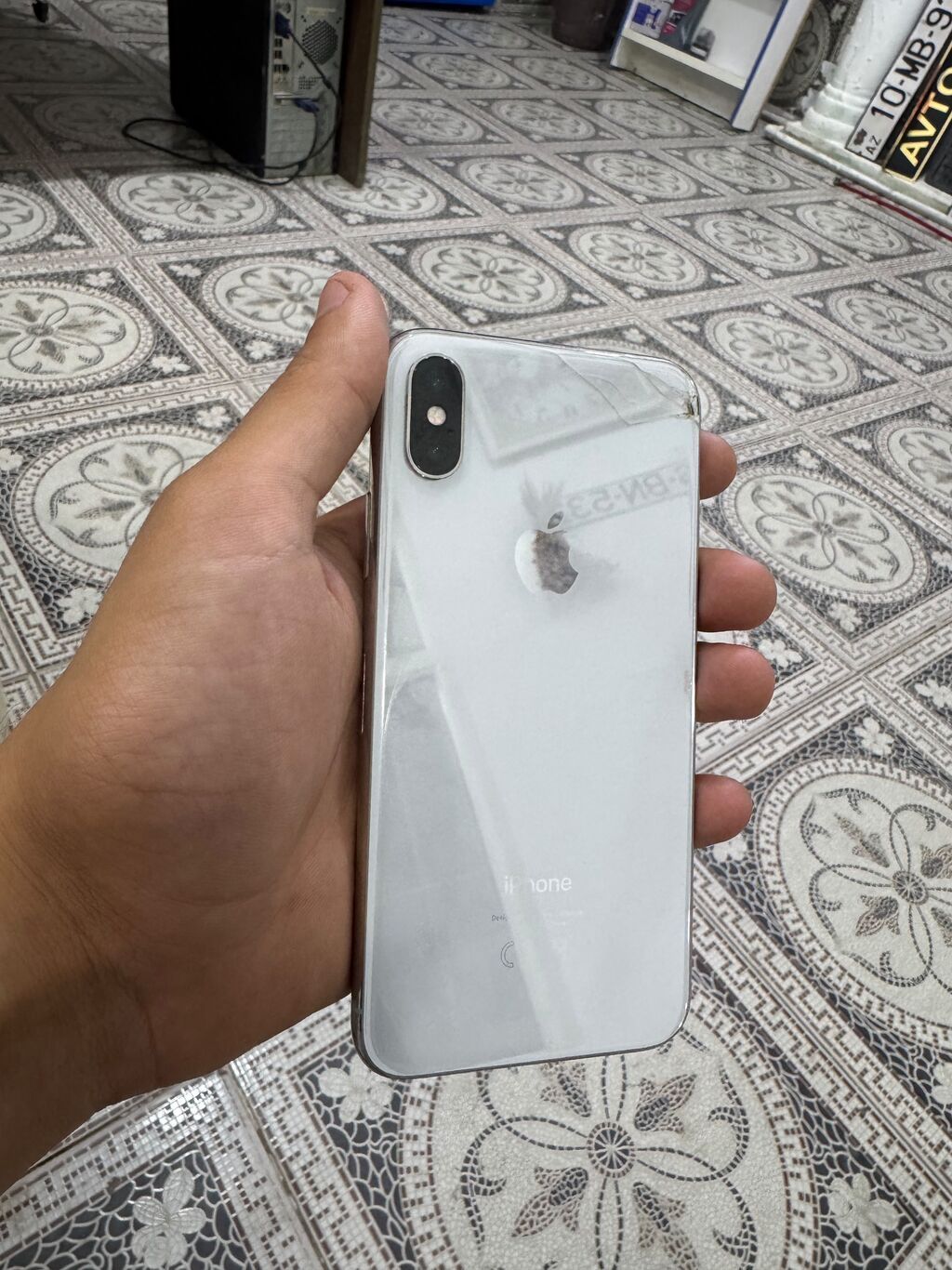IPhone X, 64 GB, Ağ, Simsiz şarj, Face ID — Apple iPhone, Mehdiabad (2)