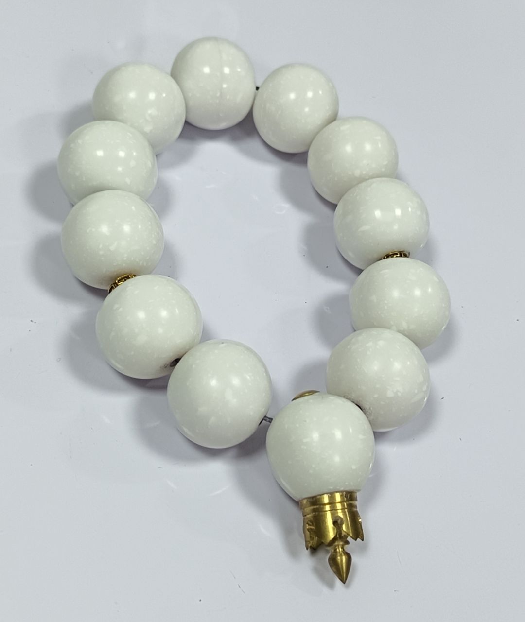 Təsbeh 15357579, ağ, mərmər, 170 mm — Mallar, Bakı (2)