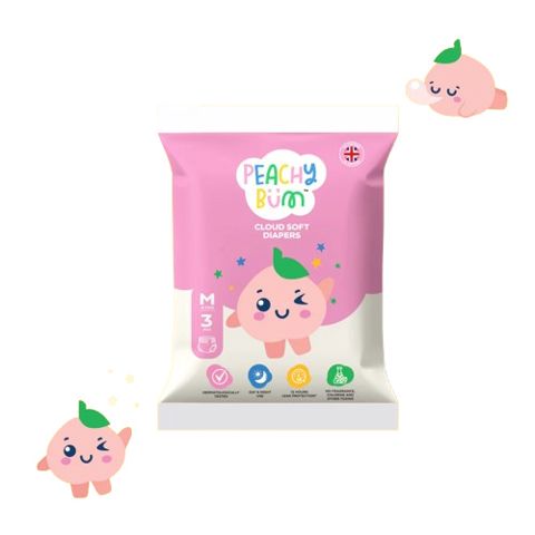 Uşaq bezləri PeachyBum Cloud Soft M, 3 əd — Bakı
