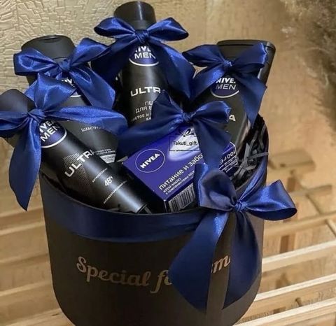 Hədiyyəlik kişi baxım dəsti – Nıvea Men Tərkib: - Nıvea Men Ultra — Giftbuket_baku
