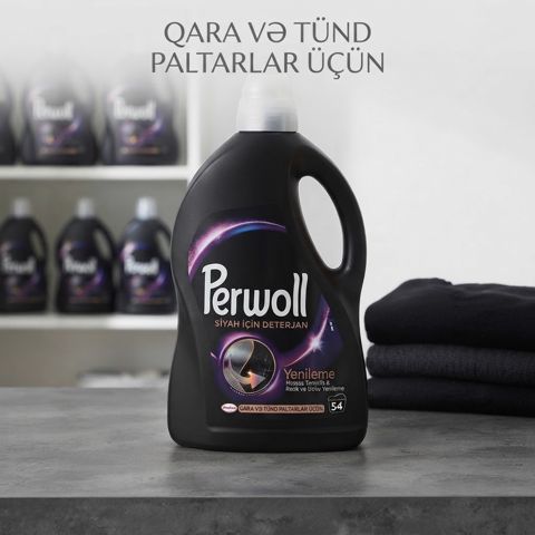 Yuma üçün gel Perwoll, Qara və Tünd rəngli paltar üçün, 3000 ml — Bakı