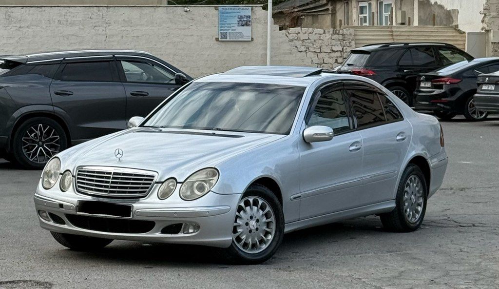 Mercedes E 270, 2.7 L, 2002 il, 490 000 km — Avtomobillər, Bakı (7)