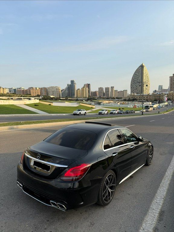Mercedes C 300, 2.0 L, 2021 il, 111 000 km — Avtomobillər, Bakı (5)