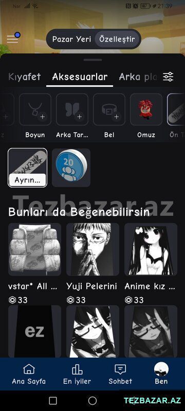 Roblox hesabı üzbəüz ələ verilir güvənlidir — Oyunlar, konsollər və proqramlar, Bakı (10)