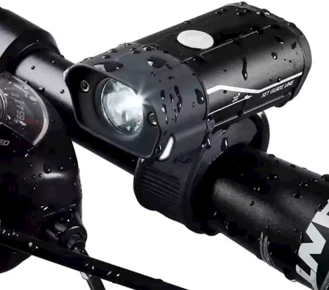 Velosiped fənəri FL-3510, Led, plastik, qara — Mallar, Bakı (2)