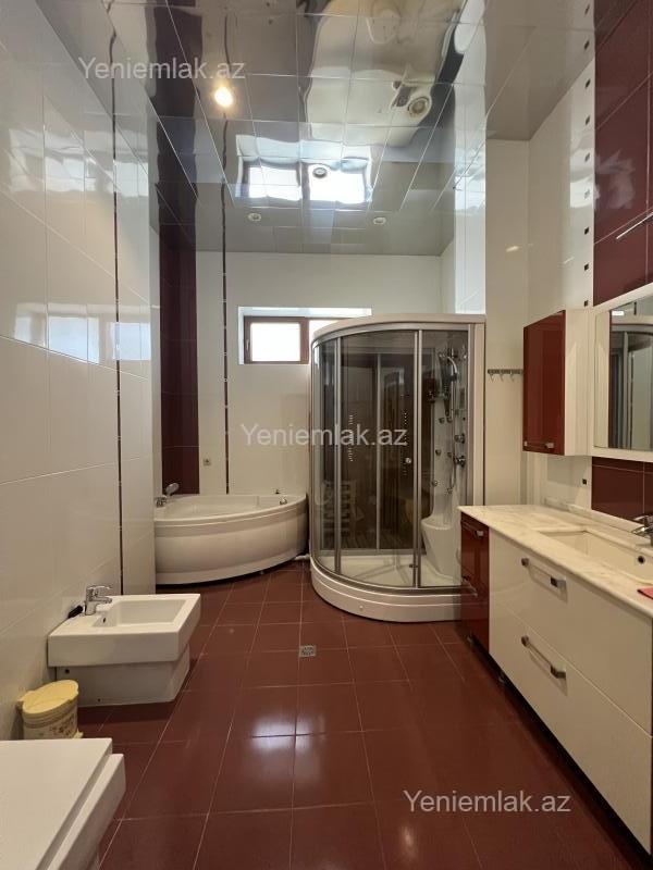 Kirayə 4 otaqlı Bina evi menzil (Yeni tikili), 202 m², Nəsimi rayonu — Mənzil, Bakı (7)