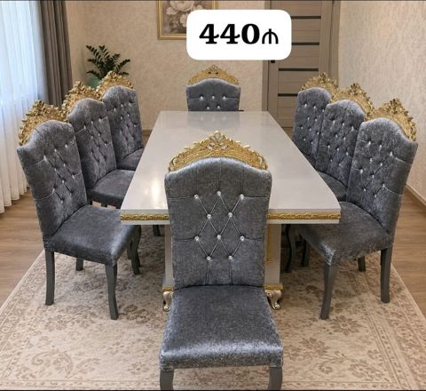 *440₼ Masa desti Satılır‼ 8oturacsq UNVAN:-Günəşli 9060 — Bakı