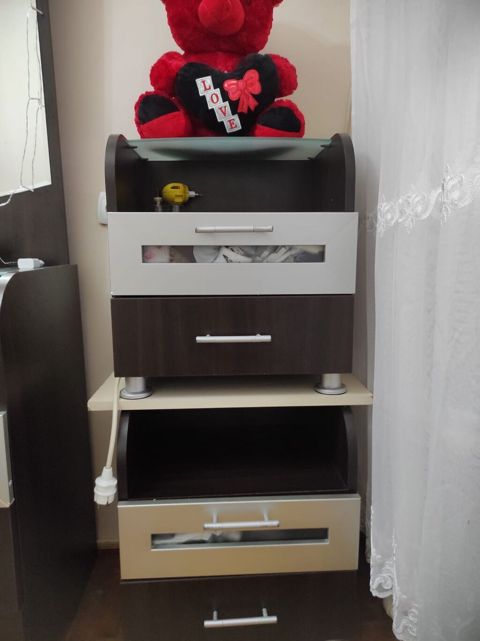 Yataq otağı mebel dəsti - Material: tünd qəhvəyi laminat/MDF — Bakı
