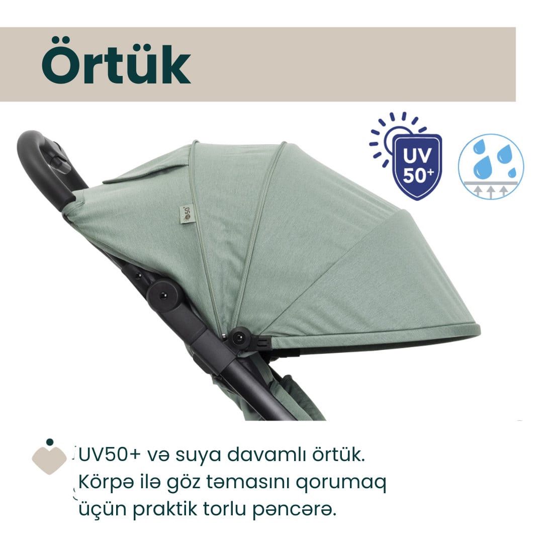 Uşaq arabası Chicco WE yaşıl — Mallar, Bakı (2)