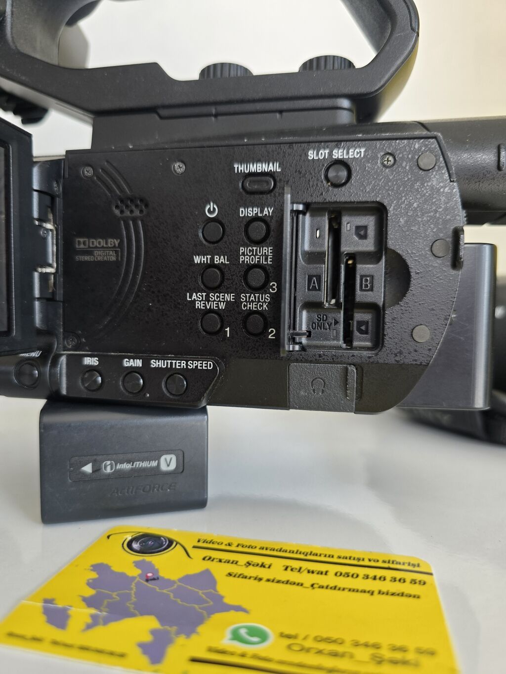 Sony Xdcam X70 peşəkar video kamera Üzərində 2 batareka adaptr və — Video kamera, Şəki (3)
